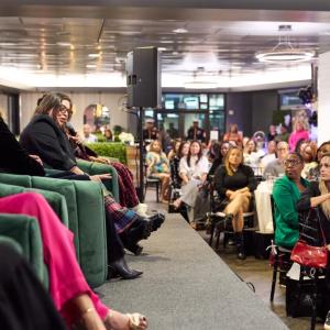 Attendees heard from panelists as they shared insights on leadership, innovation, and career development.