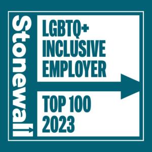 Stonewall’s Top 100 Employers 2023 list