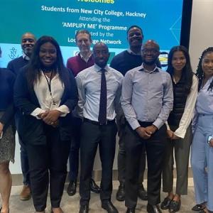 A group of people stood together for a photo