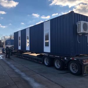First ekō home being delivered to Dawson Springs, Kentucky