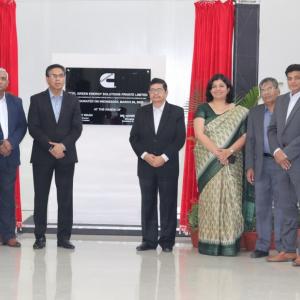 Leaders from Cummins Group and Tata Motors at the TCPL GES inauguration ceremony