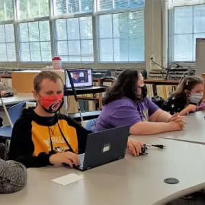 Lenovo PDO team working with Governor Morehead School for the Blind 