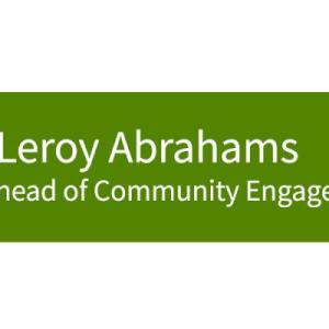 Leroy Abrahams, head of Community Engagement at Regions