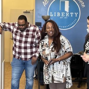 Staff members at Liberty Community services shown.