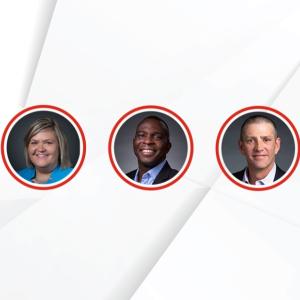 Five separate headshot photo's