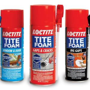 Three cans of Loctite® Tite Foam
