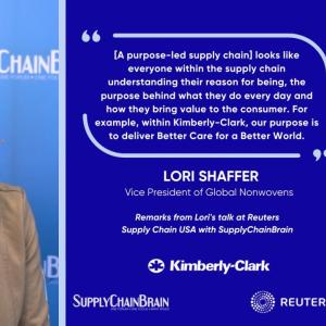 Headshot of Lori Shaffer, vice president of global nonwovens