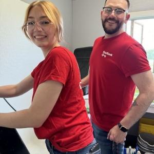 KeyBank volunteers at Spirit Place, Maine.