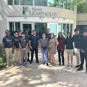 Students from Pembroke Pines Charter High School FL global winners Otis Made to Move Communities