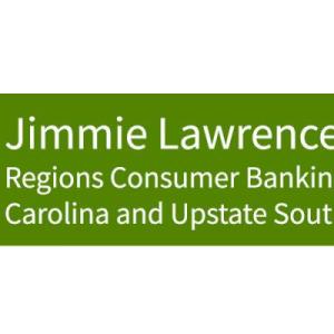 Jimmie Lawrence headshot and title: Regions Consumer Banking leader for North Carolina and Upstate South Carolina.