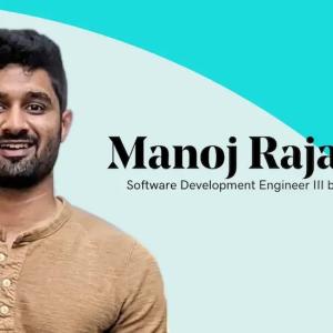 Manoj Rajasekar, Software Development Engineer, GoDaddy.