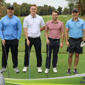 Covia Employees playing golf