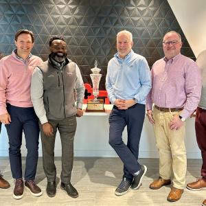 KeyBank Team Members shown at the Buffalo Market of the year.