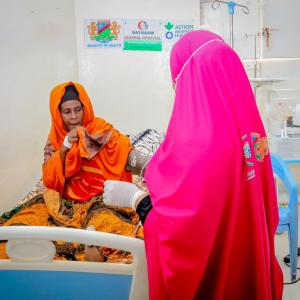 Maryan receiving care at Bayhaaw General Hospital. 