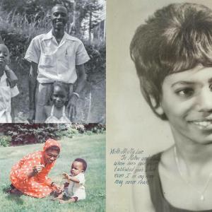 Collage of photos of Judge Vanzetta McPhearson with her family.