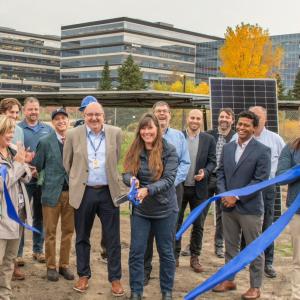New solar field ribbon cutting in Minnesota
