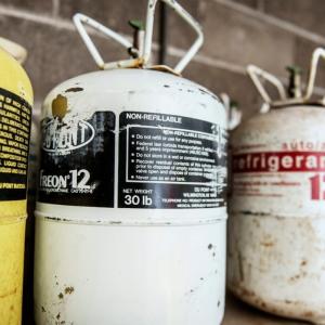 To compensate for GHG emissions at a large conference, Eastman partnered with Tradewater — a company that specializes in safely destroying old refrigerant gases so they don't leak into the atmosphere.