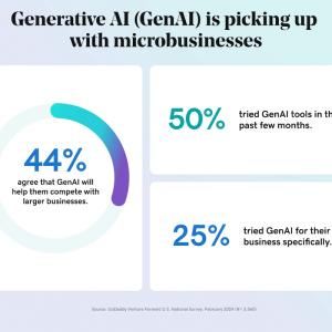 Generative AI is picking up with microbusinesses.