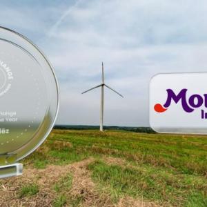 Photo of Award Plaque for Albertsons' Recipe for Change Supplier of the Year: Mondelez International