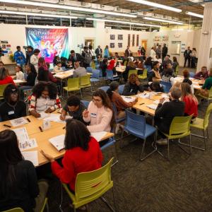 Students shown in the classroom.