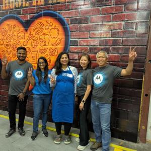 Motorola Solutions employee volunteers