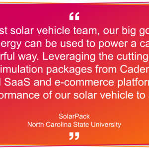 "As NC State's first solar vehicle team, our big goal is to show the world that solar energy can be used to power a car in sustainable, efficient, and powerful way..."