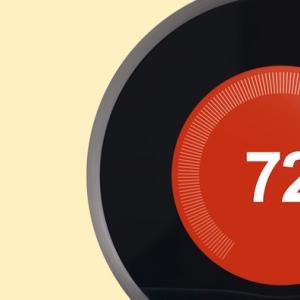 Image of a thermostat set to 72 degrees.