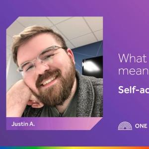 What Pride means to me: Self-Actualization; Justin A.