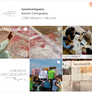 Karachi Cartography instagram profile