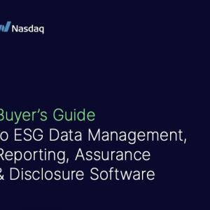 Buyer's Guide to ESG Data Management, Reporting, Assurance & Disclosure Software