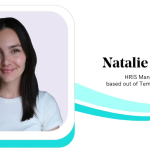 Natalie Sires, HRIS Manager, GoDaddy.