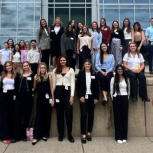 Group photo of interns