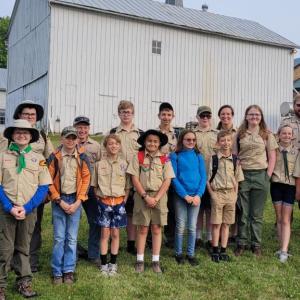 cub scout group photo
