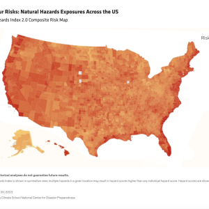 Know Your Risks: Natural Hazards Exposures Across the US infographic