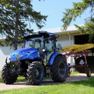Blue New Holland T4 Electric Power tractor