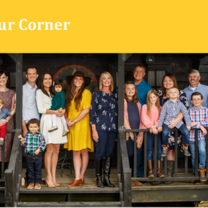 "Brightening Our Corner" Newsletter cover