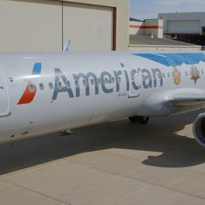 Flagship Valor plane outside