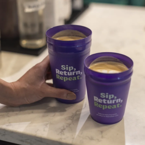 2 reusable cups