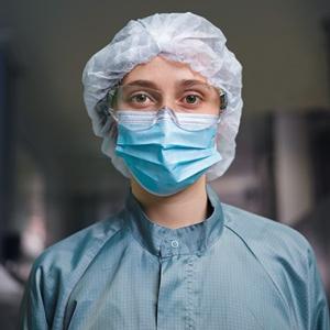 Healthcare worker in full PPE