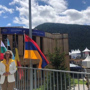 Nicola Acutt at the World Economic Forum