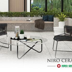 seating area with plants