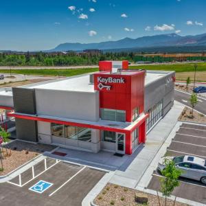 KeyBank branch, Northgate, Colorado Springs, Colorado. Artist rendering of the branch.