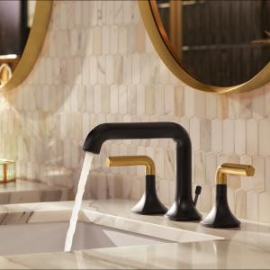 Occasion bathroom faucet and sink