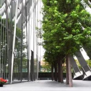 exterior of a glass office building