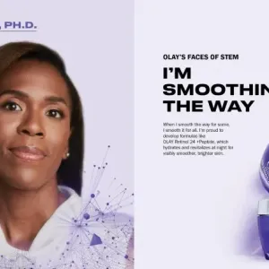 OLAY Vogue Magazine spread