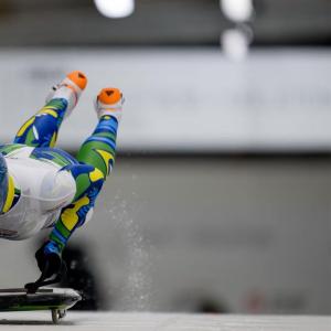 Athlete competing in sports