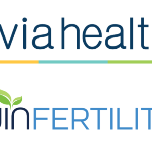Ovia health and winfertility logos