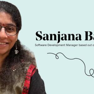 Sanjana Badam, Software development manager, GoDaddy.