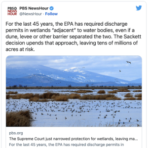 PBS NewsHour Twitter post