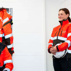people in safety neon jackets 
